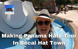 Making Panama Hats Tour In Bécal Hat Town