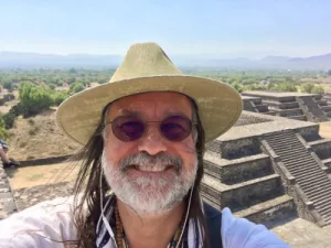 Chris on Mexican Pyramid