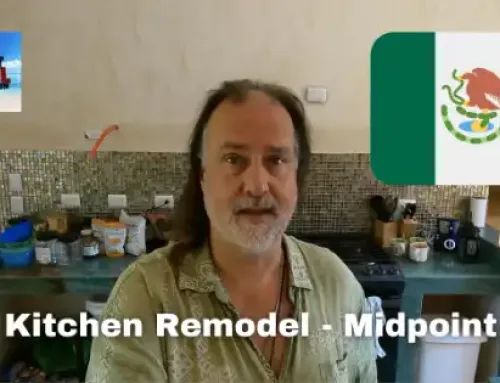 Kitchen Remodel Half Way Complete in México