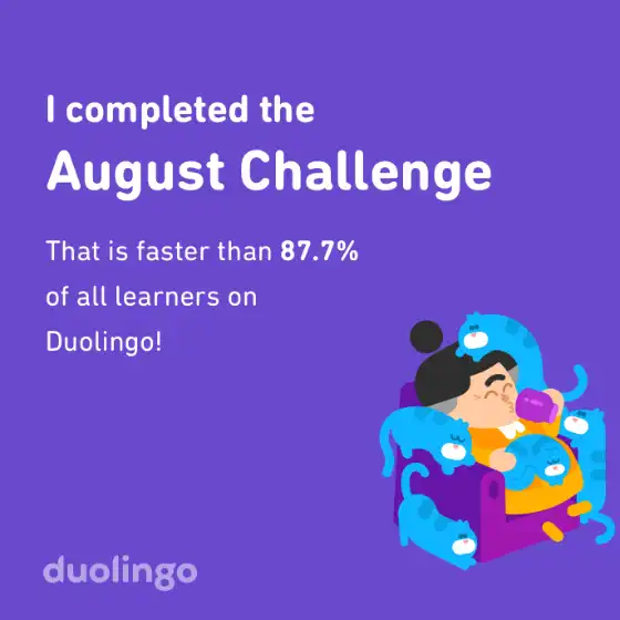 Duolingo August Challenge