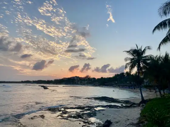 Sunset in Puerto Aventuras